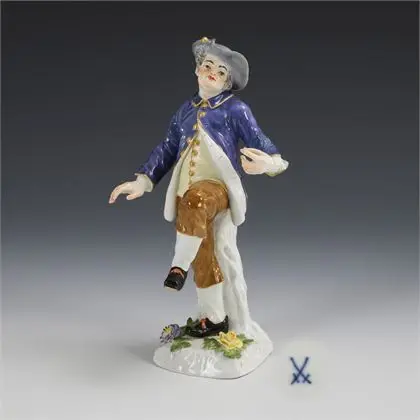 Paysan dansant. Meissen