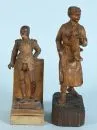 Figures en bois, 2 pièces – Roi Arthur et apprenti cordonnier