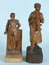Figures en bois, 2 pièces – Roi Arthur et apprenti cordonnier