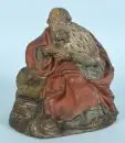 Figurine de crèche - roi agenouillé – céramique, polychromée, H= 23 cm, sud-allemand, probablement vers 1800, légèrement endommagée