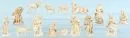 Nativity figures, 15 pieces – wood, H= 3-11 cm, Holy Family, Three Kings and shepherds with animals