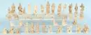 Figurines de crèche, env. 40 pièces – bois, H= 5-12 cm, surtout bergers et paysans