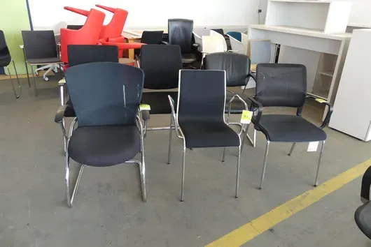 6x Besucherstuhl (verschiedene)