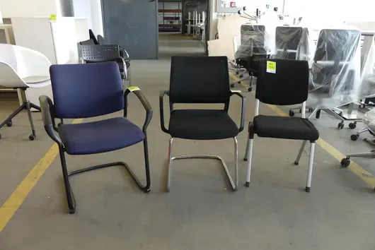 3x chaise visiteur (différentes)