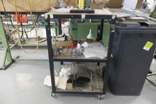 Rolling cart, with contents