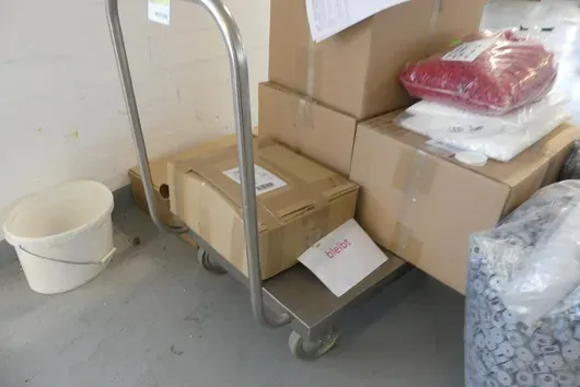 Transport trolley, without contents