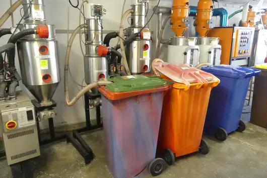 Digicolor - Drying and conveying system with 2x barrel