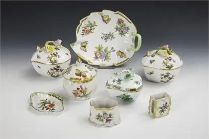 8 Herend porcelains