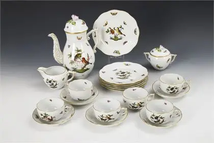 Coffee service with Rothschild decor. Herend
