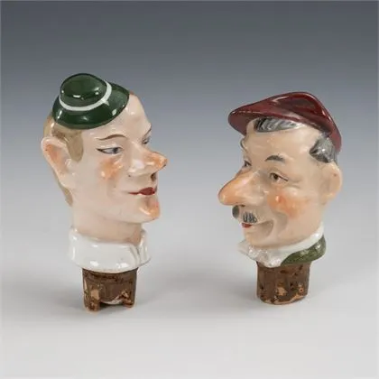 2 figurální zátky