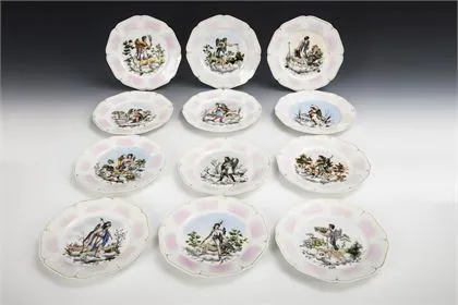 12 talerzy zodiakalnych. Haviland