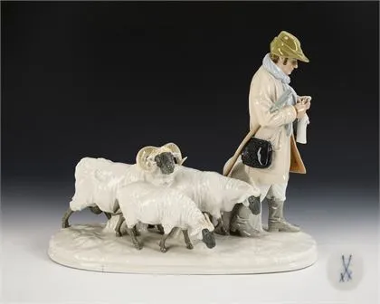 Skupina pastýřů. Meissen
