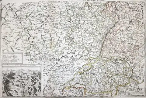 (Nolin,J.B. – Thatre de la guerre en Allemagne sur le haut et le bas Rhin, sur la Moselle, sur les fleuves et rivires voisin