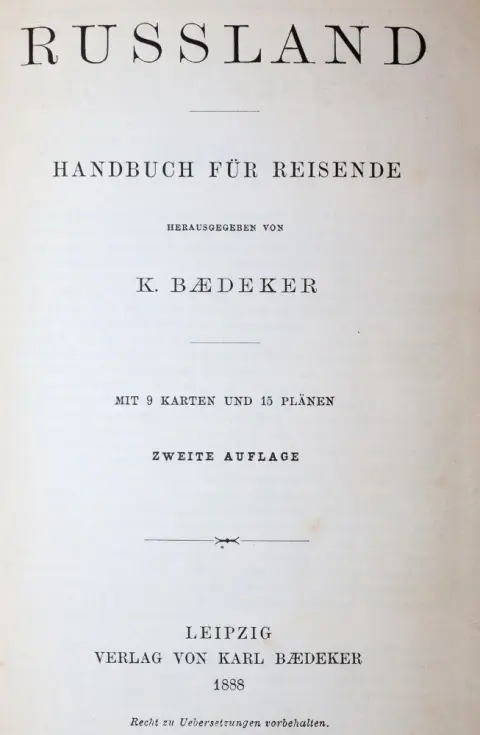 Russland. – Handbuch für Reisende