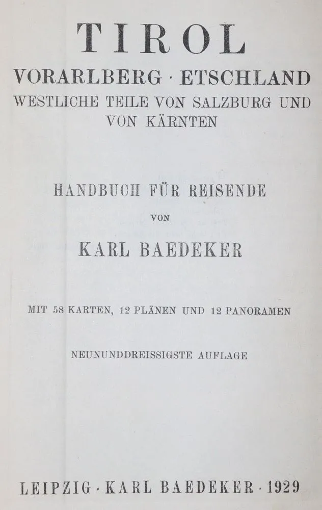 Sammlung – von 11 Baedekern