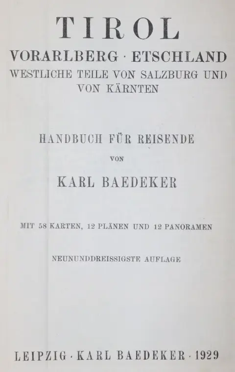 Sammlung – von 11 Baedekern
