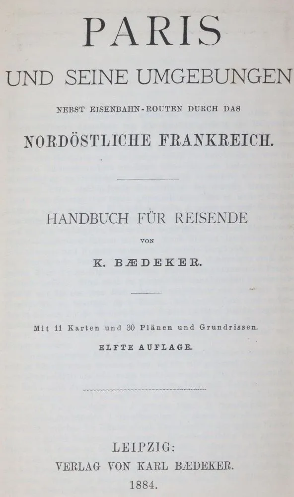 Sammlung – von 19 Baedekern