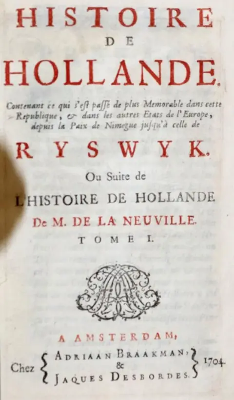 Baillet,A. (Pseud.: De la Neuville). – Histoire de Hollande contenant..