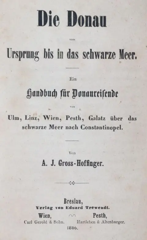 Gross-Hoffinger,A.J. Die Donau vom Ursprung bis in das schwarze Meer