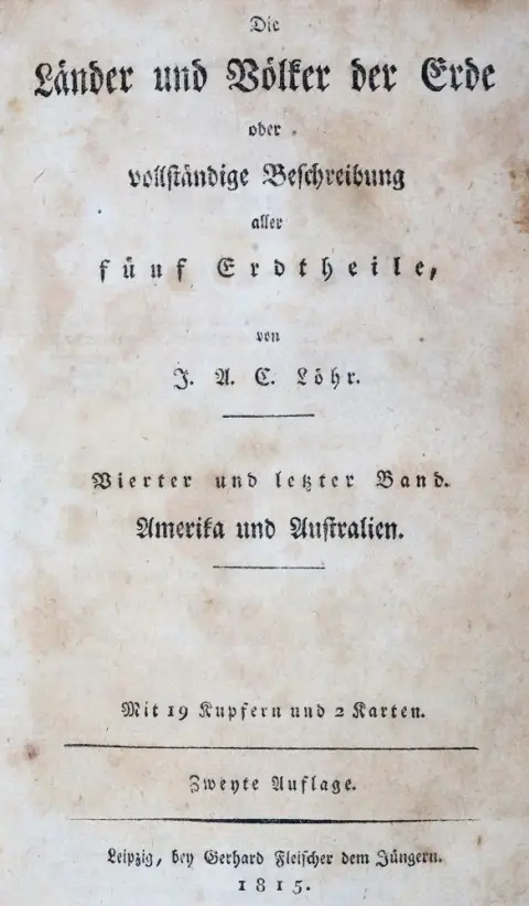 Löhr,J.A.E. – De landen en volkeren der aarde of volledige beschrijving...
