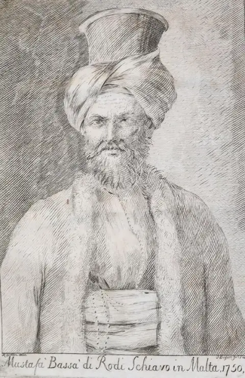 (Acciard,M.). – Mustaf Buss di rodi schiavo in Malta, o sia la di lui conguira all'occupazione di Malta Neapel, Gessari 1751