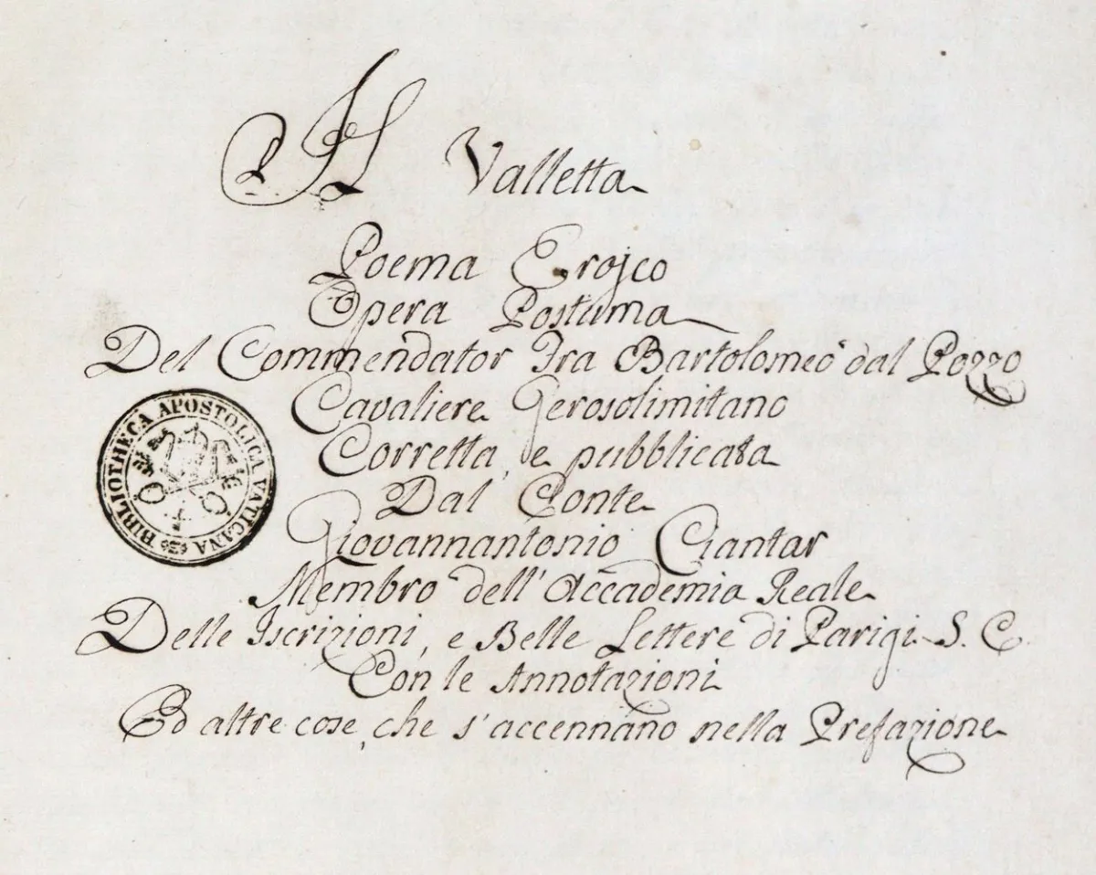 Pozzo,B.dal. – Il Valletta