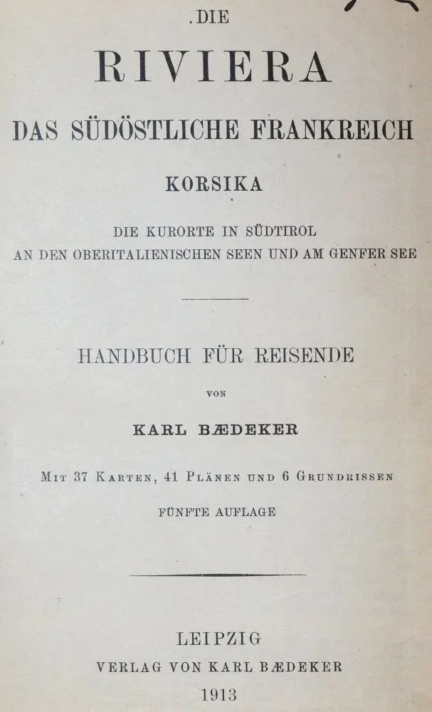 Reiseführer. – Konvolut von über 150 Reiseführer, Ende 19./Anfang 20
