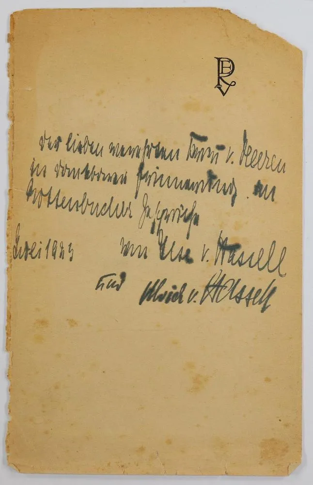 Autograph collection. – Present: letter from August Reichensperger 23.9.(18)58