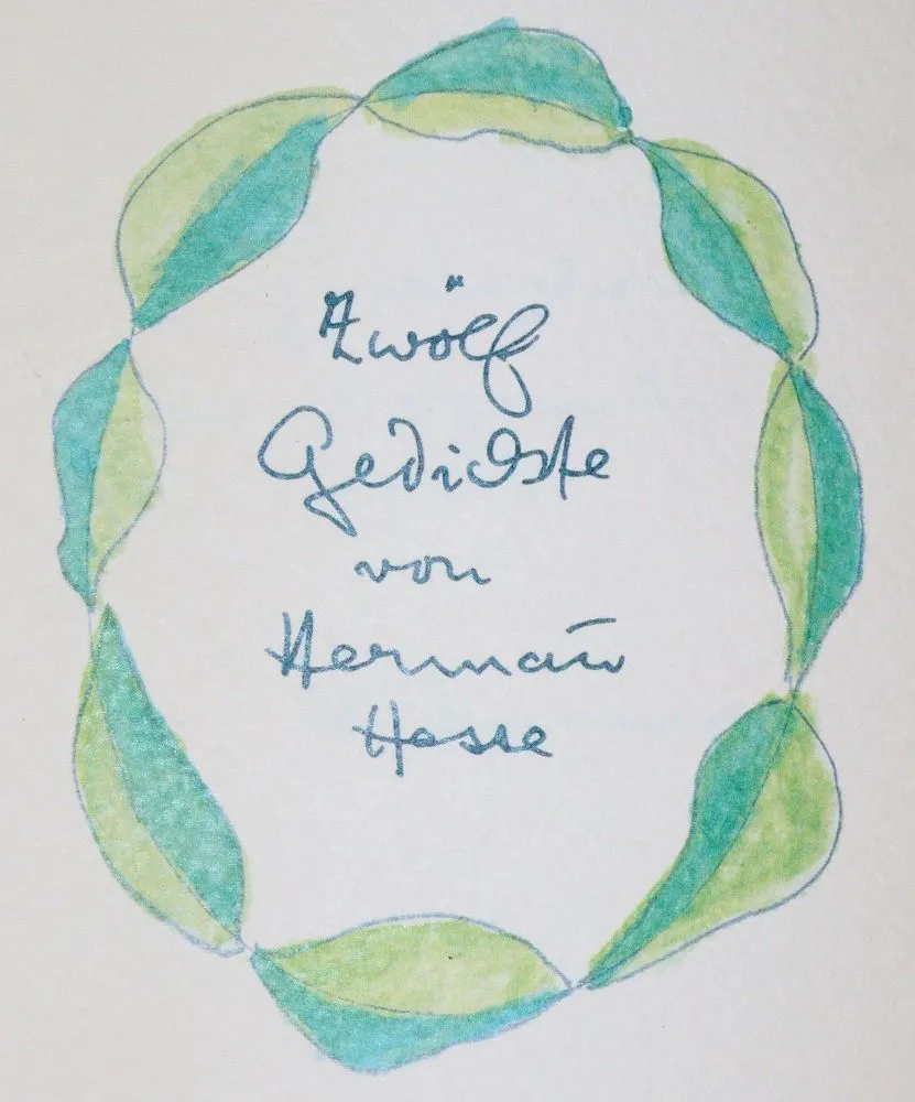 Hesse, Hermann – (1877 Calw - Montagnola 1962)