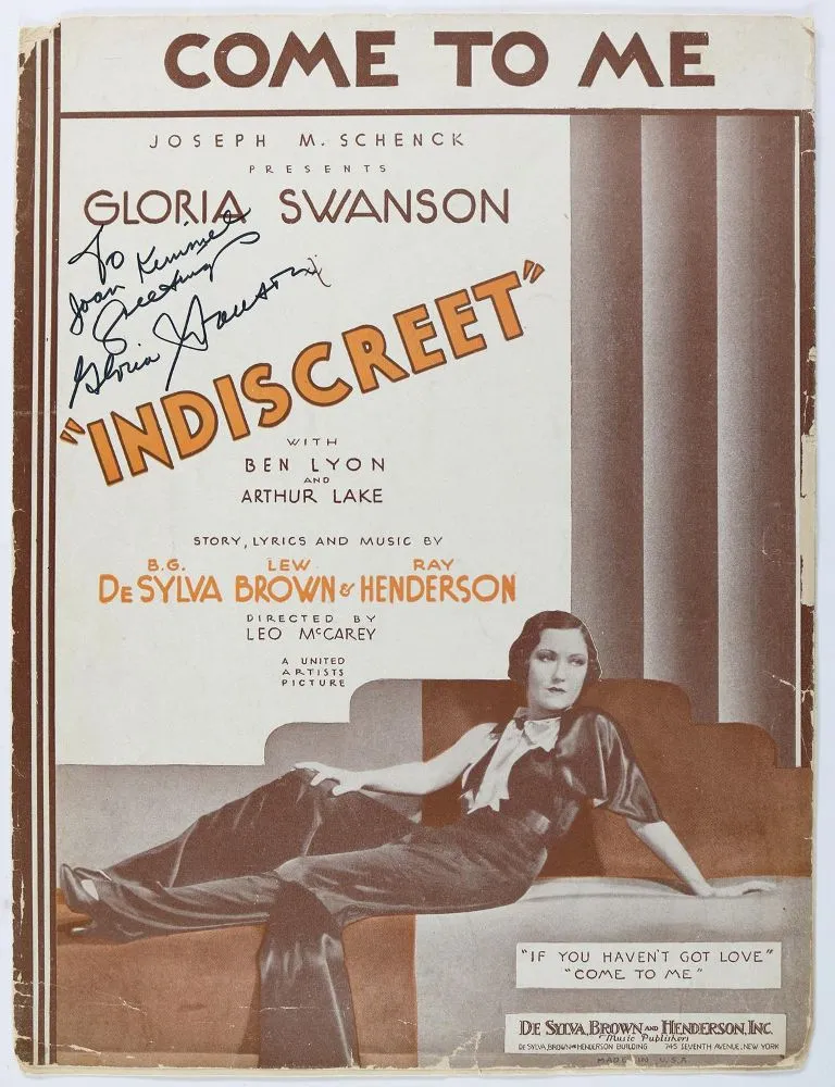 Swanson, Gloria – americká herečka (1897-1983)
