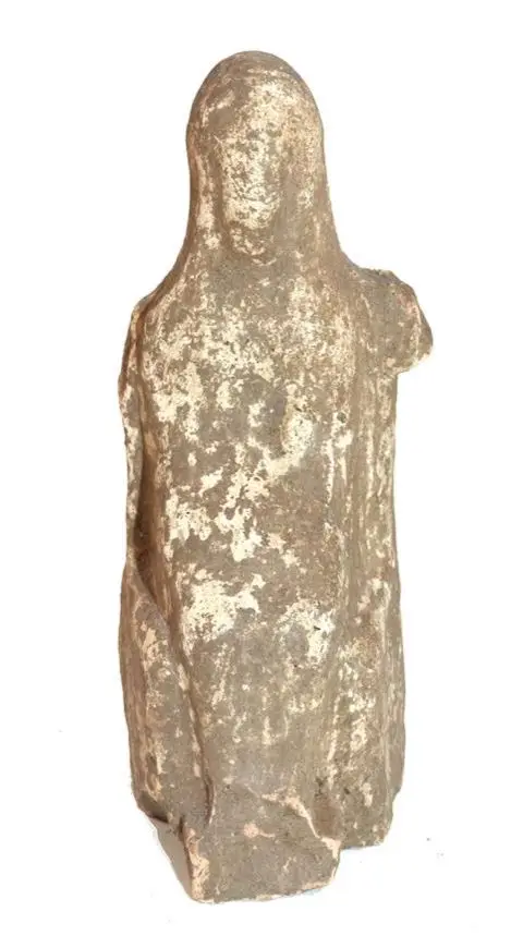 Griechische Tanagra Figur. – Wohl 4.-3.Jh