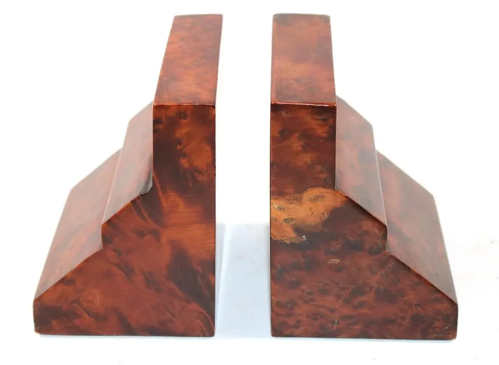 Art Deco bookends – in stepped form