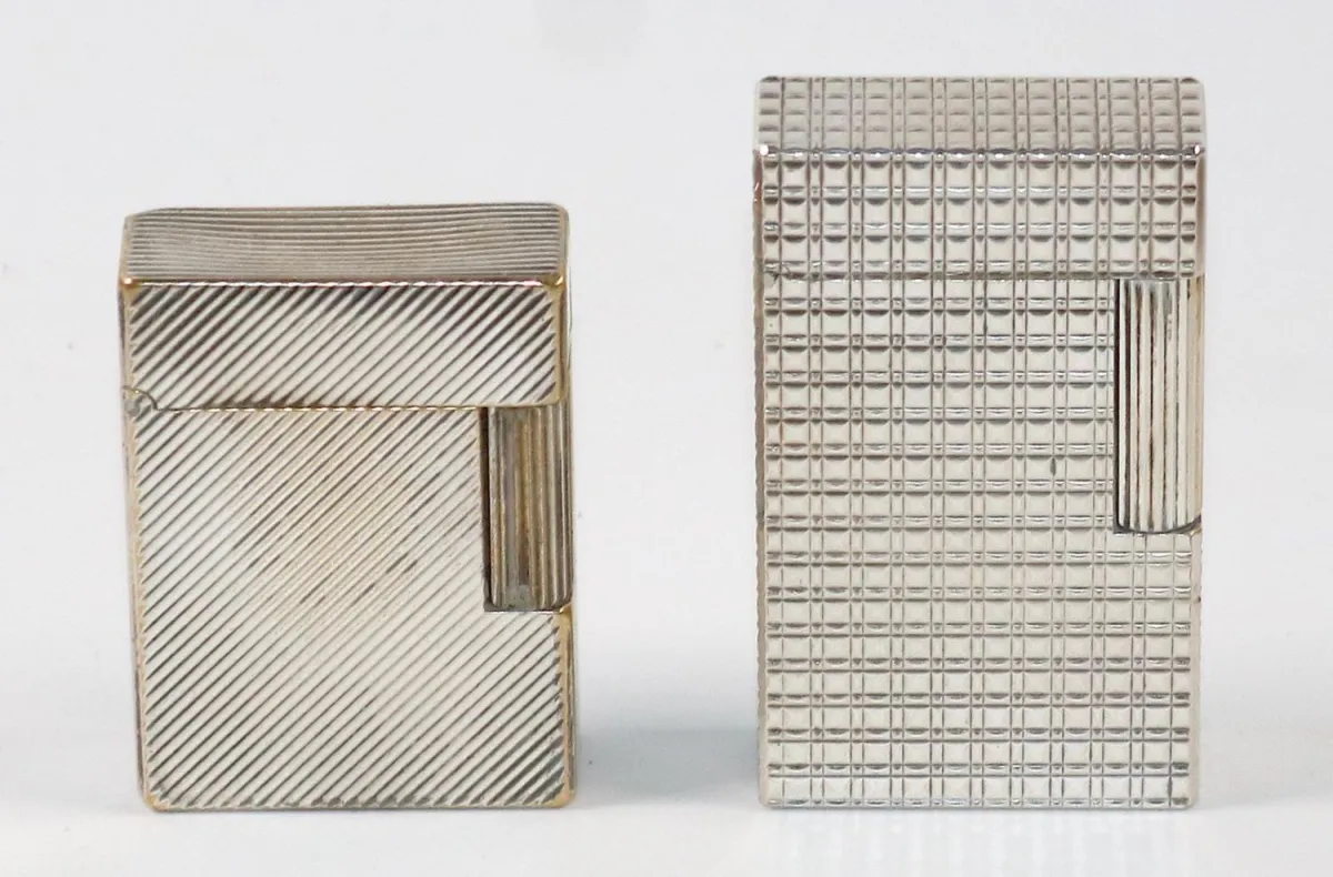 Dupont – Two silver-plated lighters, S.T. Dupont