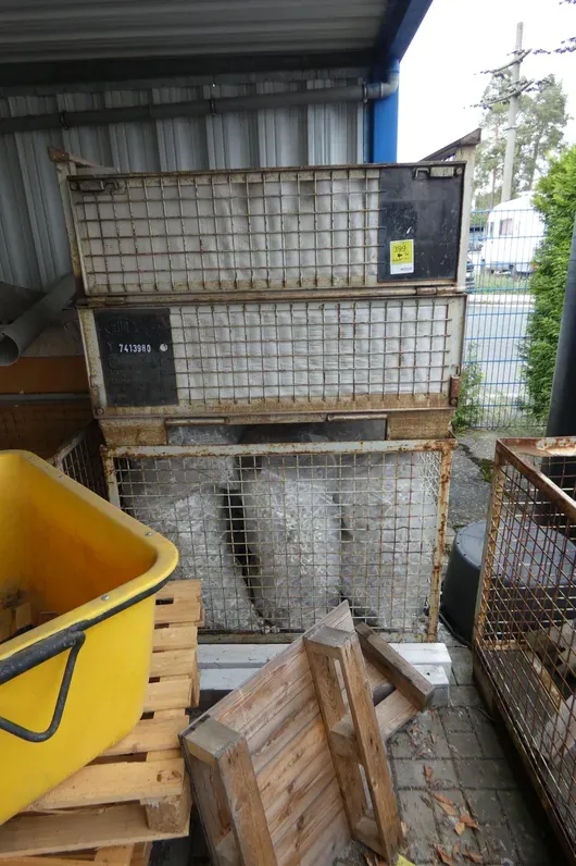 4x Gitterbox, met inhoud