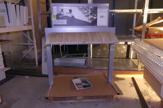 Table de présentation avec revêtement design