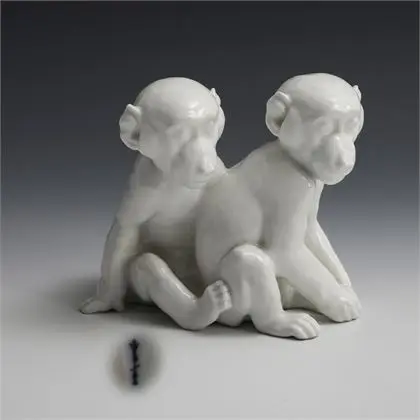 Paire de singes. KPM Berlin