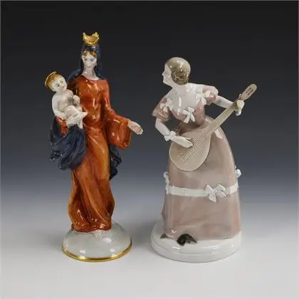 Dame à la luth et Madone. Schierholz