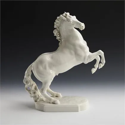Cheval cabré. Hutschenreuther