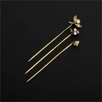 3 Art Nouveau pins