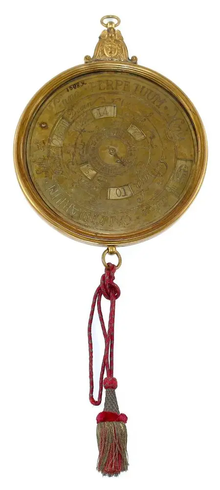 Perpetual calendar. – Probably Netherlands, probably 19th