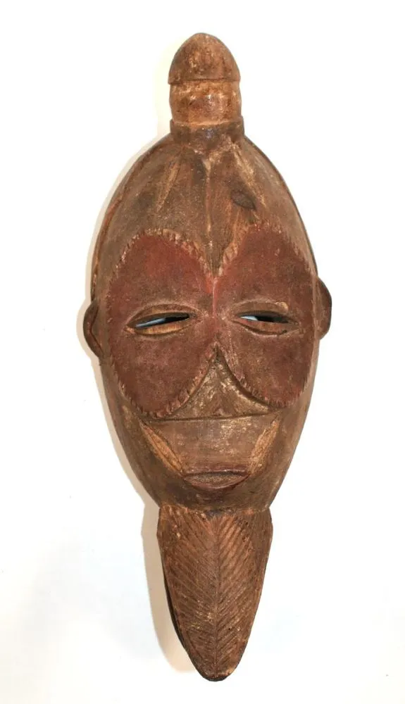 Mask probably Senufo Ivory Coast