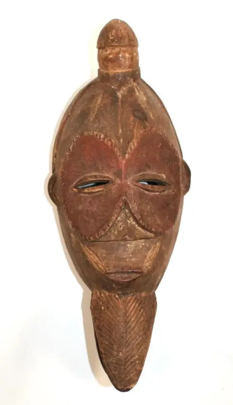 Mask probably Senufo Ivory Coast