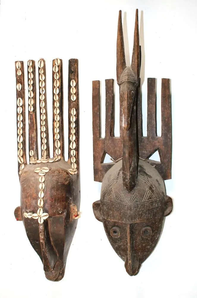 Ntomo Bamana – Zwei Masken, Mali