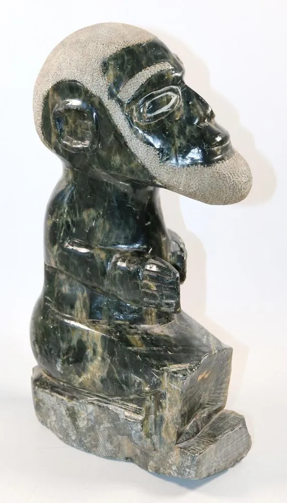 Sculpture – of an elderly man