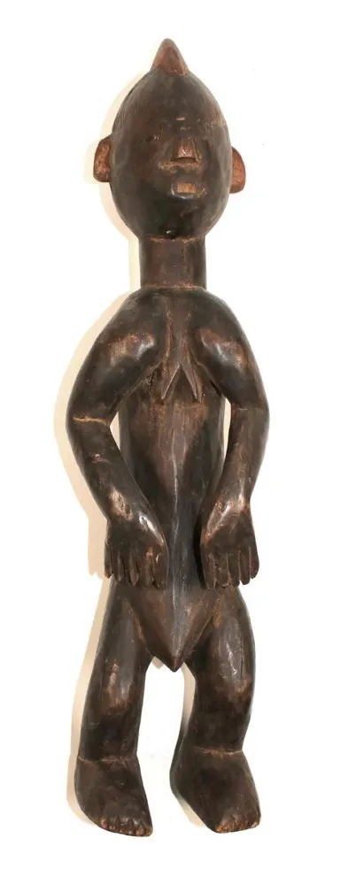Yoruba Nigeria – Ahnenfigur mit ovoidem Kopf u