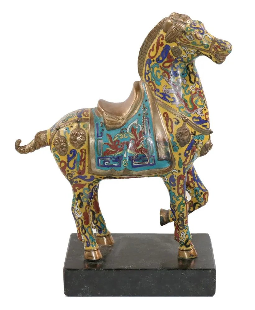Cloisonné-Pferd – China