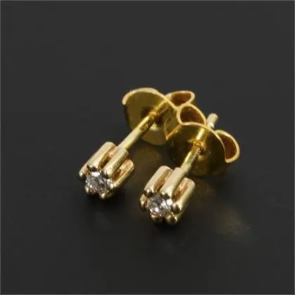 Pair of diamond stud earrings