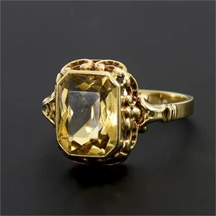Ring met citrien