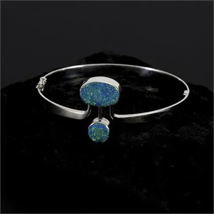 Armreif mit Opal-Doubletten