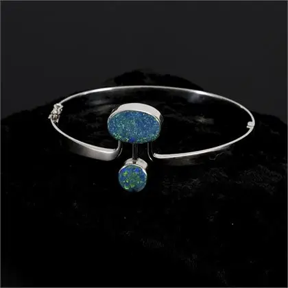Armreif mit Opal-Doubletten